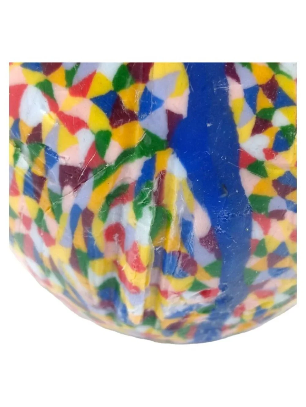 Pop Art Confetti Candle Egg Shaped Unused Multicolors - Picture 8 of 11